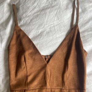 Beautiful suede dress